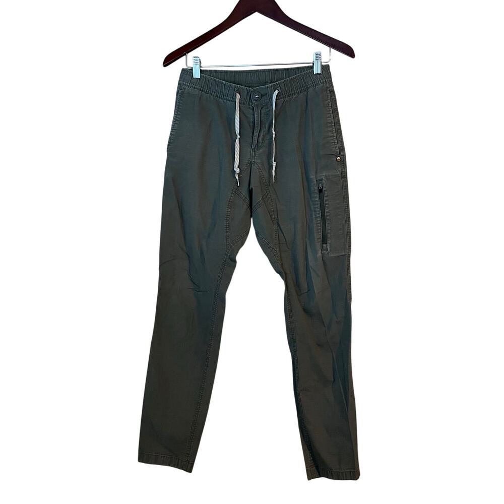 Vuori Olive Green Drawstring Cargo Pants